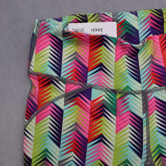 Fabletics Pants Womens XS Multicolor Capri Elastic Waist Pull On Stretch - Picture 10 of 16